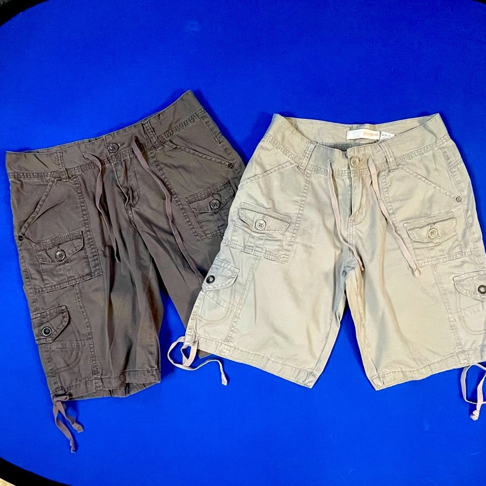 Two for One - Lightweight Cargo Shorts - Size 2